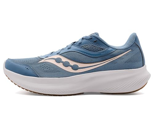 Saucony Women's Cohesion 18 Sneaker, Storm/Gum, 9