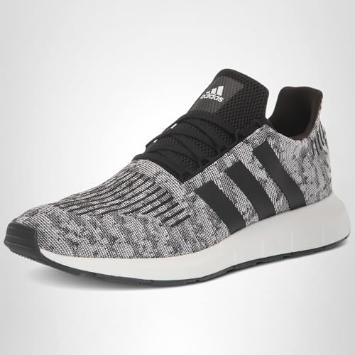 adidas Mens Swift Run Core Black/Core Black/White 10.5