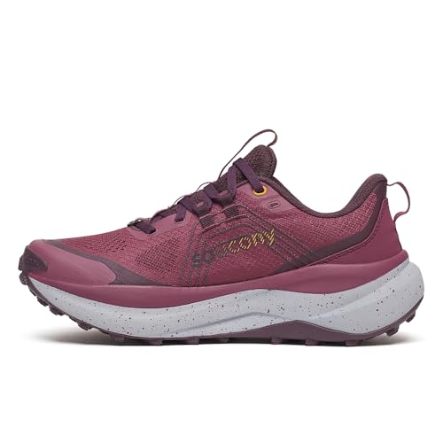 Saucony Women's Xodus Ultra 4 Sneaker, Terra/Wine, 10