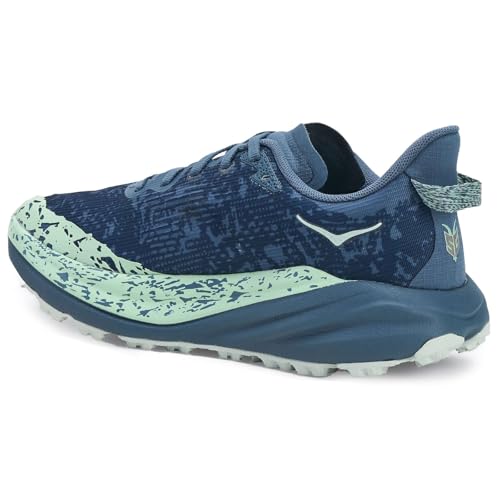 Hoka Women's Speedgoat 6 GTX Thunder Cloud/Mint Fluorite 6.5 Medium