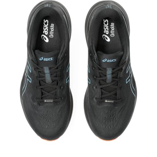 ASICS Men's Gel-Pulse 15 GTX Running Shoes, 11, Black/Atlantis Blue