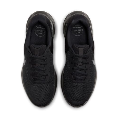 Nike Revolution 7 Running Shoes Men, Black/White, 12