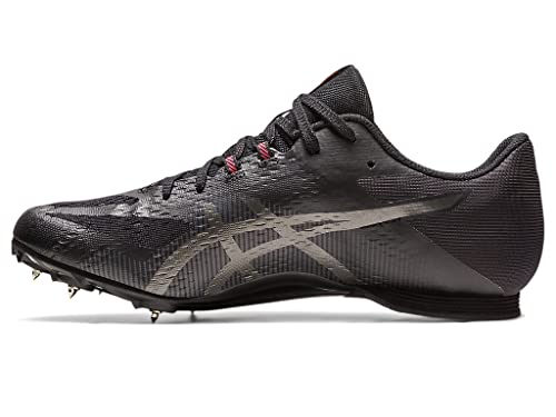 ASICS Unisex Hyper MD 8 Track & Field Shoes, 5M / 6.5W, Black/Gunmetal