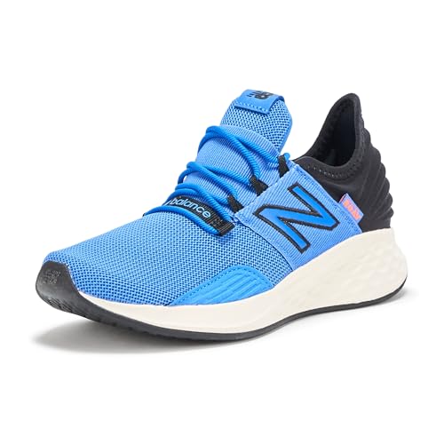 Kids' New Balance Fresh Foam Roav v1 Running Shoes in Blue Bird/Black product image
