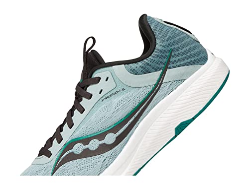 Saucony mens Freedom 5 Running Shoe, Slate/Black, 10.5 US