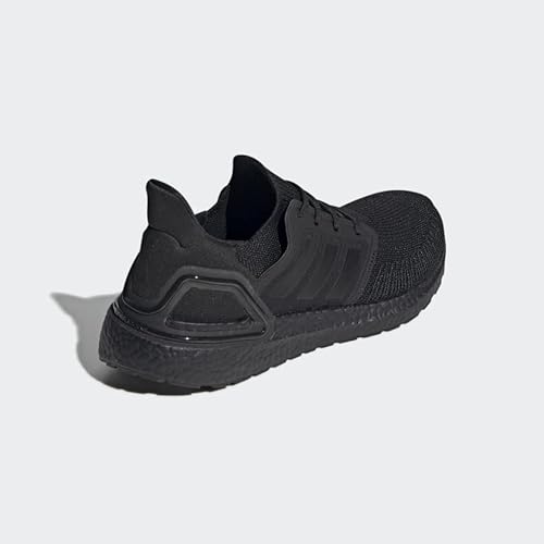 adidas Men's Ultraboost 20 Running Shoe, Black/Black/Solar Red, 7 M US