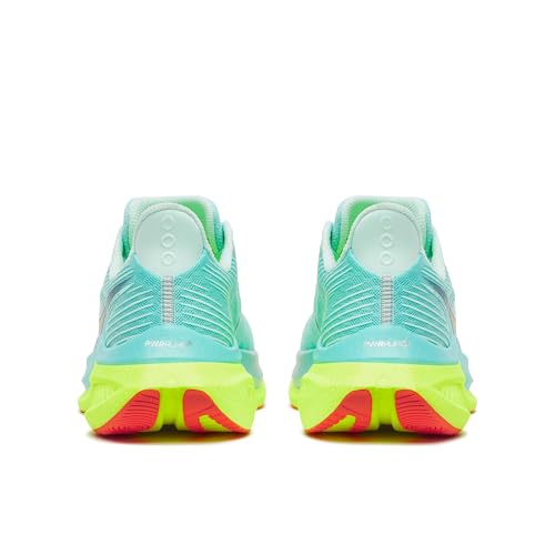 Saucony Women's Endorphin Speed 5 Sneaker, Splash/Citro, 9