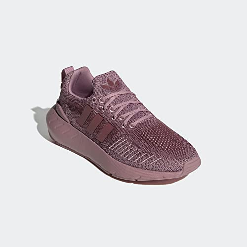 adidas Women's Swift Run 22 Sneaker, Magic Mauve/Magic Mauve/Burgundy, 6
