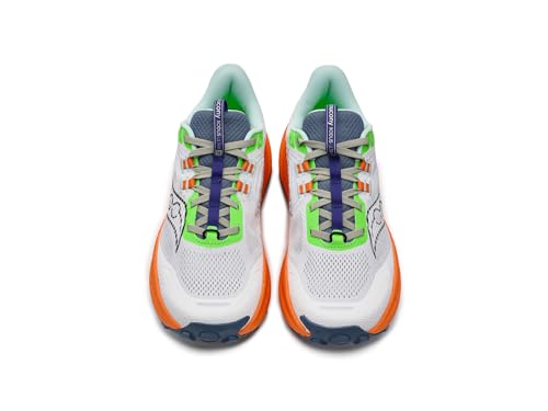 Saucony Men's Xodus Ultra 4 Sneaker, White/Tumeric, 11.5