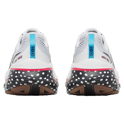 Saucony Women's Guide 18 Sneaker, White/Black, 11.5