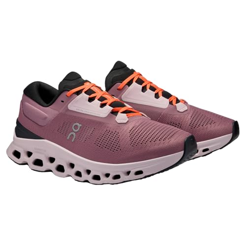 On Women's Cloudstratus 3 Running Shoes Sneakers (Quartz - Lily, US Footwear Size System, Adult, Women, Numeric, Medium, 10)