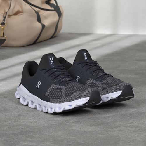 On Women's Cloudswift PR Sneakers, Black | Rock, 5 Medium US