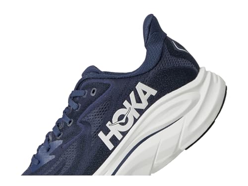 HOKA Mens Clifton 10 Navy/White Size 9 US