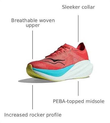 Hoka Men's Mach X 2 Electric Coral 12 Medium - alternate view 3