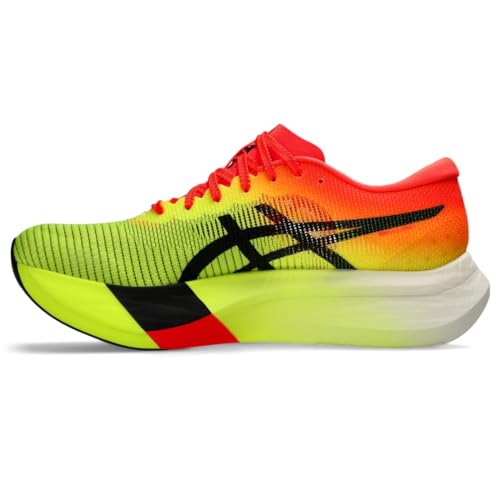 ASICS Unisex METASPEED Edge Running Shoes, 11.5M / 13W, Safety Yellow/Black