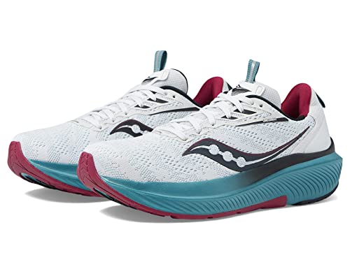 Saucony mens Echelon 9 Sneaker, Fog/Moss, 7.5 US