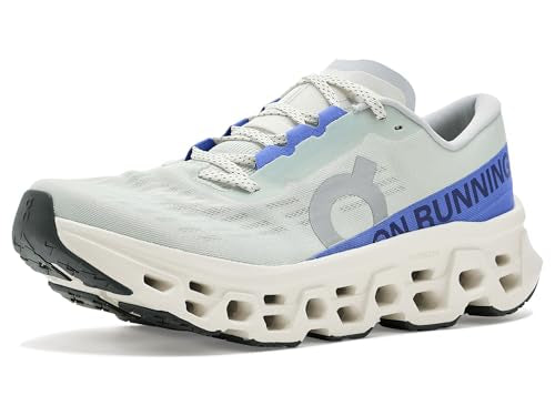 On Men's Cloudmonster 3 Sneaker, Iceberg/Ivory, 10