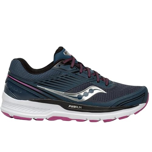 Saucony Women's Echelon 8 Running Shoe, Space-Razzle, 5.5 Medium