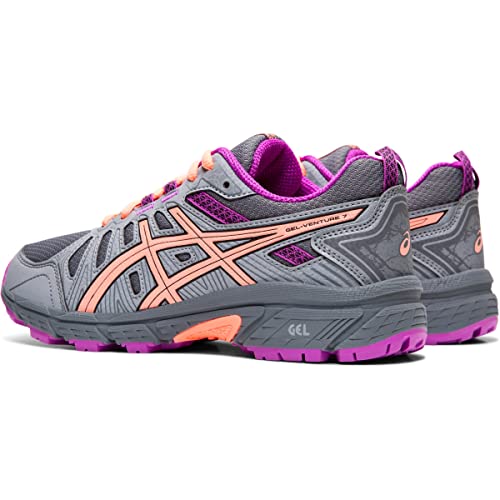 ASICS Girl's Gel-Venture 7 (Little Kid/Big Kid) Metropolis/Black 3 Little Kid M