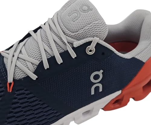 On Cloudflyer Mens Shoes Size 9.5, Color: Navy/Orange-Blue