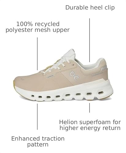 On Womens Cloudrunner 2 Waterproof Sand/Dew 10.5 M
