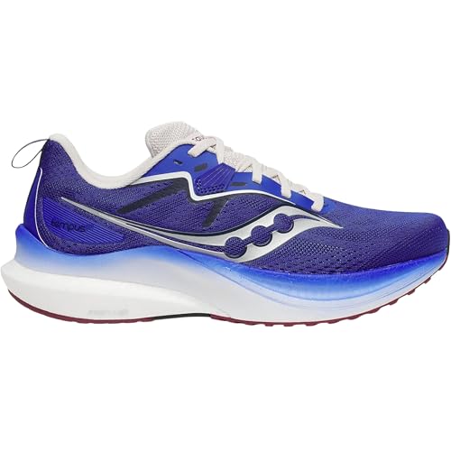 Saucony Men's Tempus 2 Sneaker, Royal/Silver, 12