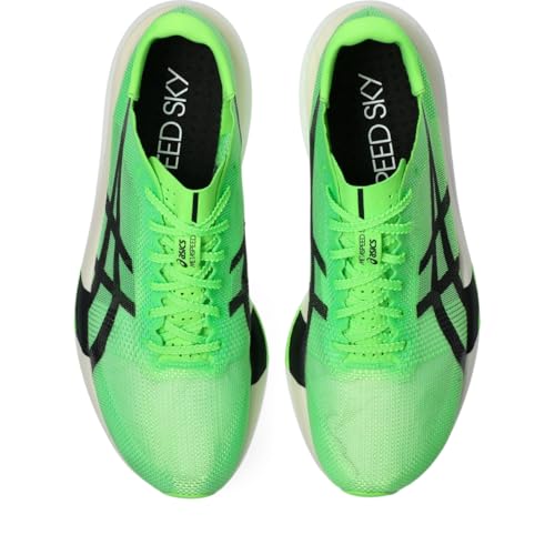 ASICS Unisex METASPEED Sky Tokyo Running Shoes, 10.5M / 12W, Green Gecko/Black