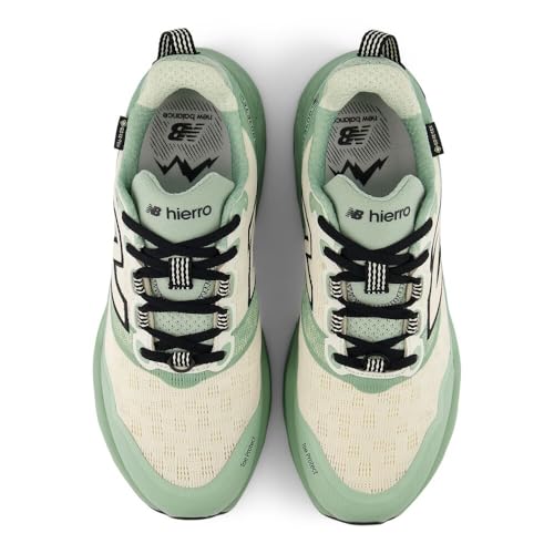 Men's New Balance Fresh Foam X Hierro v9 Trail Shoes in Mosaic Green/Permafrost/Black alternate view 5