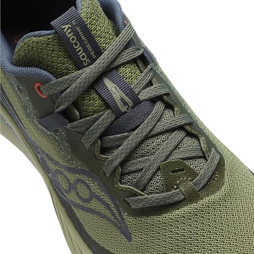 Saucony Women's Peregrine 15 Gore-Tex Waterproof Sneaker, Hemlock/Dusk, 7