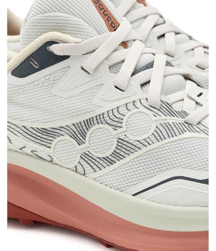 Saucony Women's Peregrine 16 Sneaker, Quartz/Canyo, 7.5