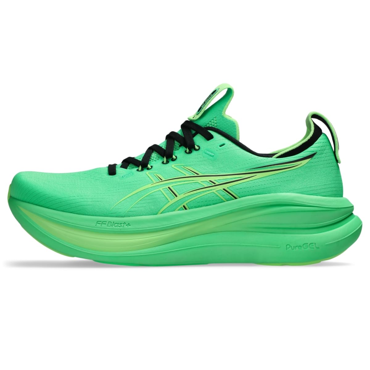 ASICS Men's Gel-Nimbus 28 Running Shoes, 10.5, Vital Green/Illuminate Green