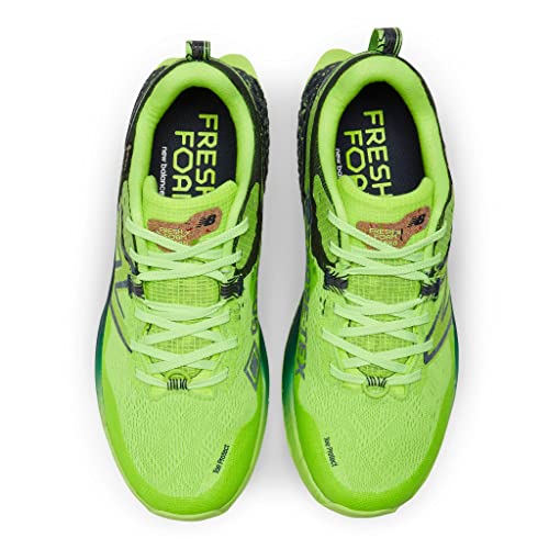 New Balance Women's Fresh Foam Hierro V7 GTX Trail Running Shoe, Pixel Green/Natural Indigo, 6 Medium