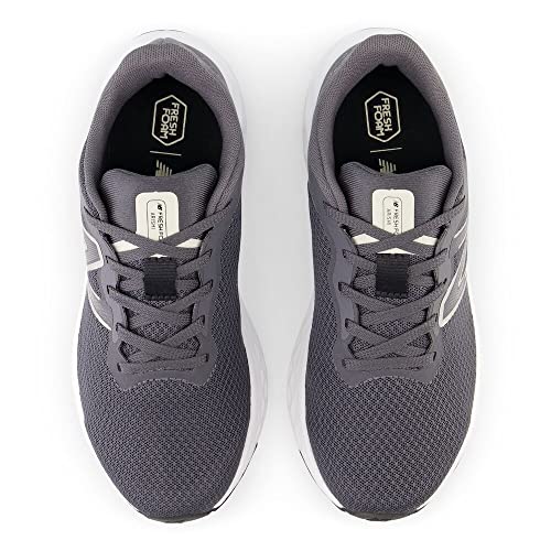 New Balance Women's Fresh Foam Arishi V4 Running Shoe, Magnet/Team Cream/Light Gold Metallic, 6.5 Wide