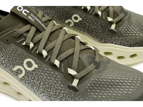 On Mens Cloudsurfer Max Olive/Seedling 9.5 Medium