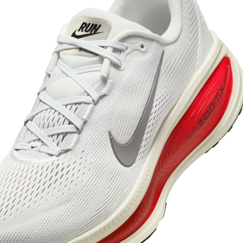 Men's Vomero 18 (001 - Platinum Tint/Metallic Pewter-Siren Red)