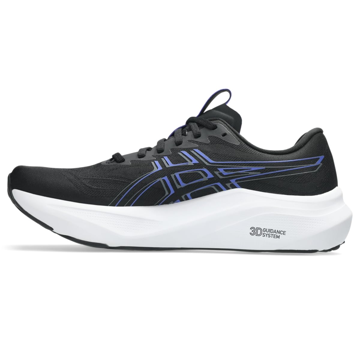 ASICS Men's GT-2000 14 Running Shoes, 9.5, Black/Cobalt Burst