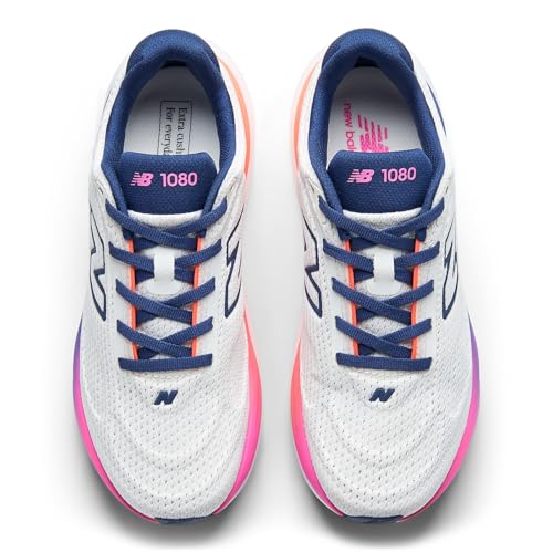 New Balance Women's Fresh Foam X 1080 V15 Running Shoe, Sea Salt/Blue Oyster, 8.5