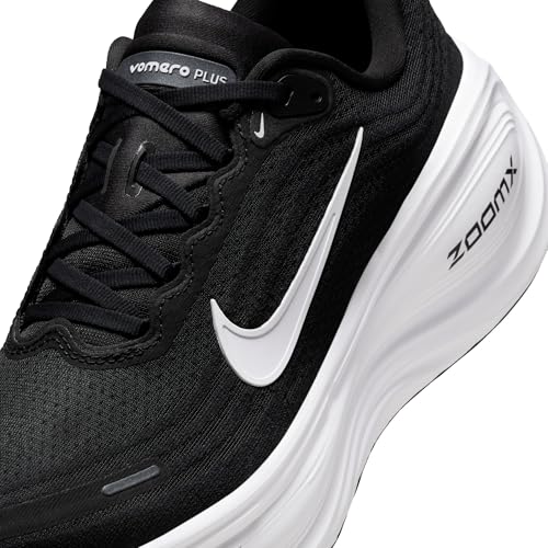 Nike Mens Vomero Plus Black/White/Cool Grey/Metallic Dark Grey 9 Medium