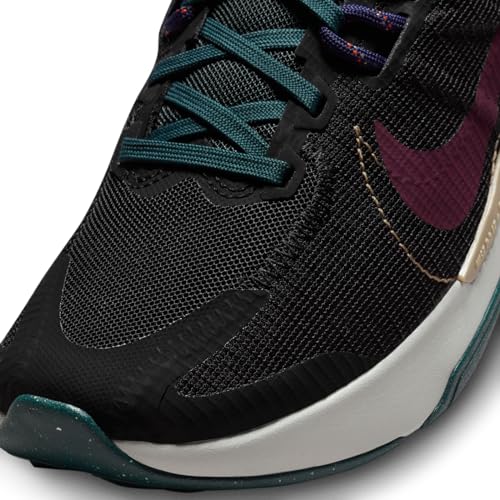Nike Women's WMNS Juniper Trail 2 Nn Low, Black Night Maroon Deep Jungle, 7 US