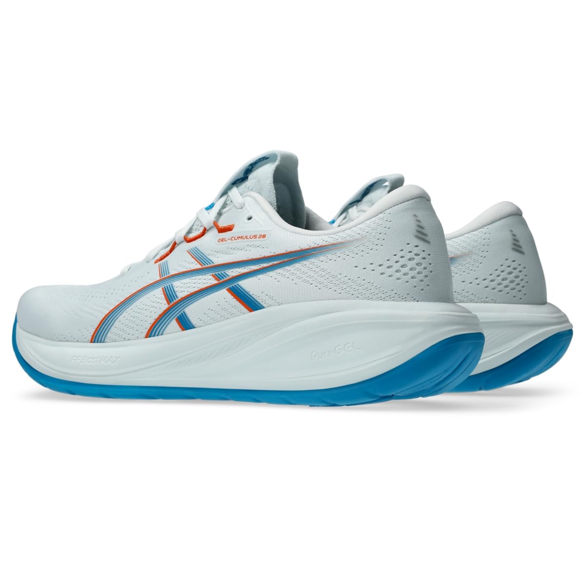 ASICS Men's Gel-Cumulus 28 Running Shoes, 10.5, Arctic Blue/Aegean Blue - alternate product view 3