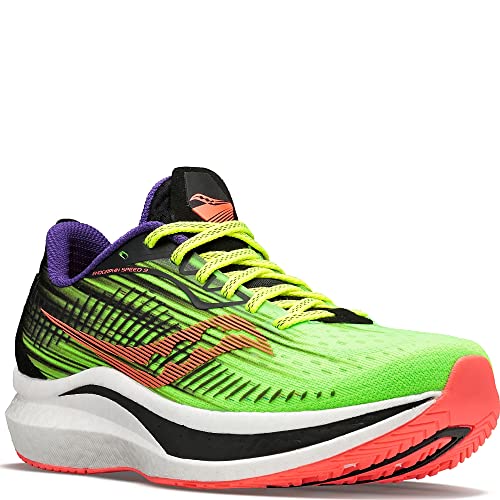 Saucony Men's Endorphin Speed 2 Running Shoe, Vizi PRO, 7 Medium