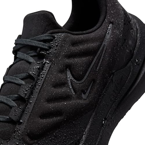 Nike Winflo 9 Shield Men's Weatherized Road Running Shoes (DM1106-007, Black/Off Noir/Dark Smoke Grey) Size 7