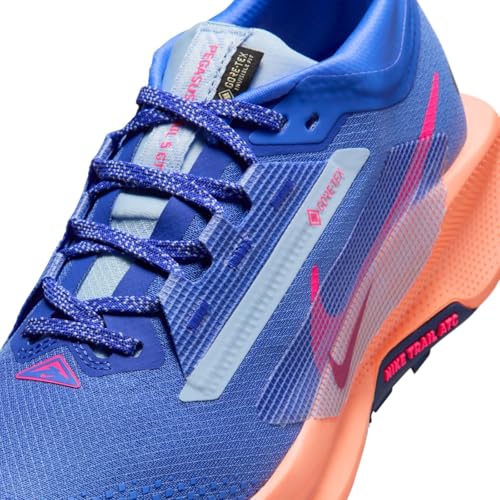 Nike Pegasus Trail 5 Gore-TEX Women's Waterproof Running Shoes (Sapphire/Hydrogen Blue/Vivid Purple/Hyper Pink) Siz - alternate view 6