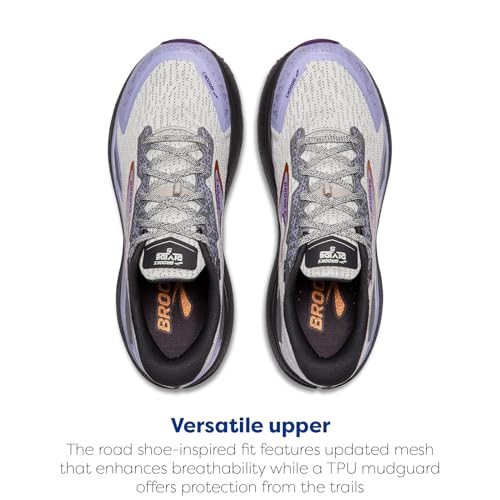 Brooks Women’s Divide 5 Trail Running Shoe - Mercury/Ebony/Sweet Lavender - 6.5 Medium