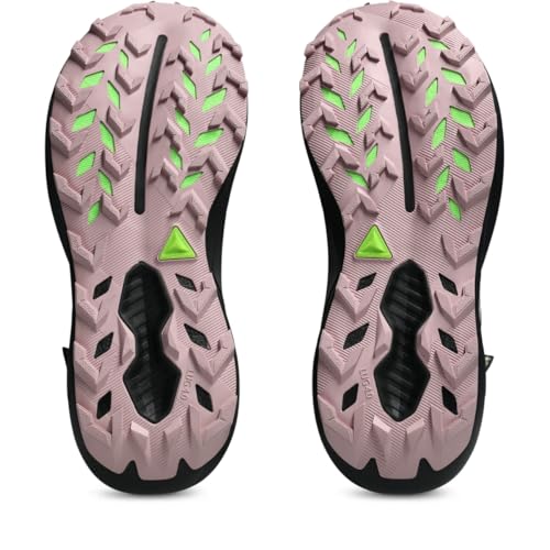 ASICS Women's Trabuco 14 GTX Trail Running Shoes, 9.5, Black/MORGANITE