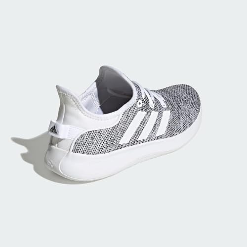 Adidas Women's Cloudfoam Pure, White/White/Black, 5.5