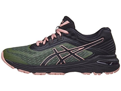 ASICS GT-2000 6 Trail Four Leaf Clover/Black/Black Women's Running Shoes, Size 6.5
