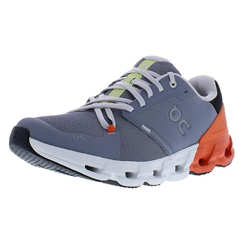 On Cloudflyer 4 Mens Shoes Size 12.5, Color: Fossil/Flame-Grey