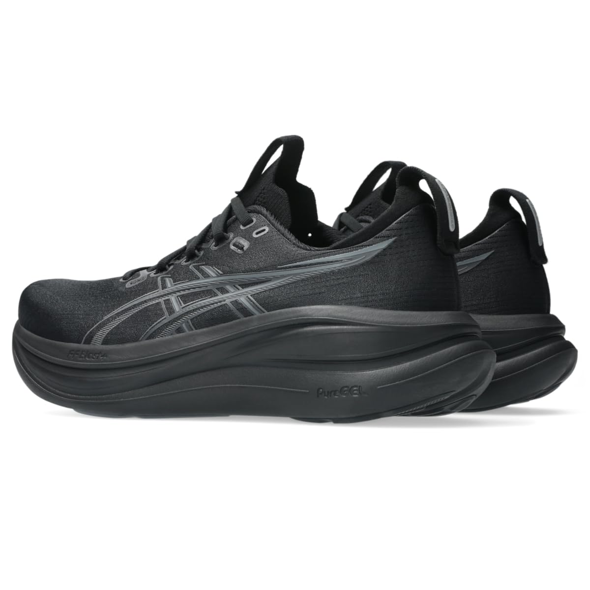 ASICS Men's Gel-Nimbus 28 Running Shoes, 10.5, Black/Graphite Grey