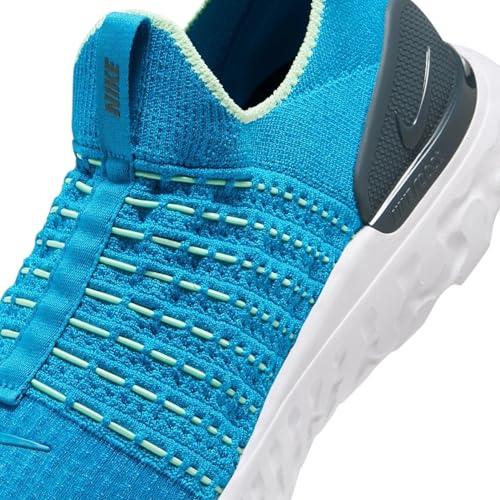 Nike React Phantom Run Flyknit 2 Men's Road Running Shoes (CJ0277-402, Blue Orbit/Vapor Green/Deep Ocean/Blue Orbit) Size 9.5